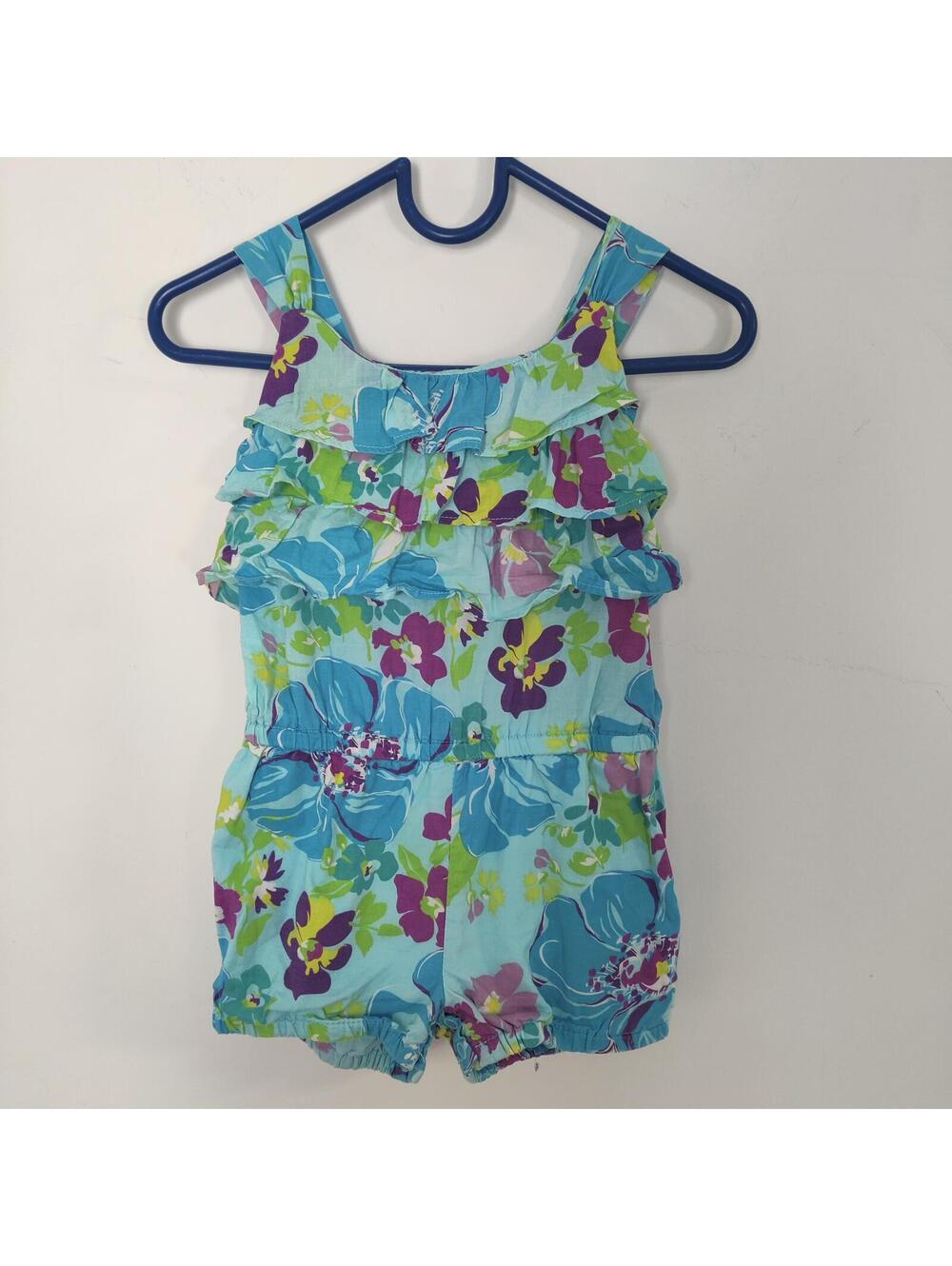 The Children's Place Floral Ruffle Romper Size 18-24 Months